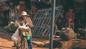 Siem Reap The local living on the streets, Cambodia
